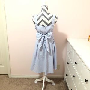 Brand new stripped top and skirt with bow